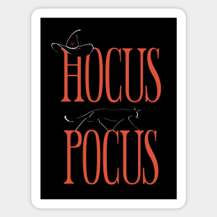 witch cat hocus pocus Sticker